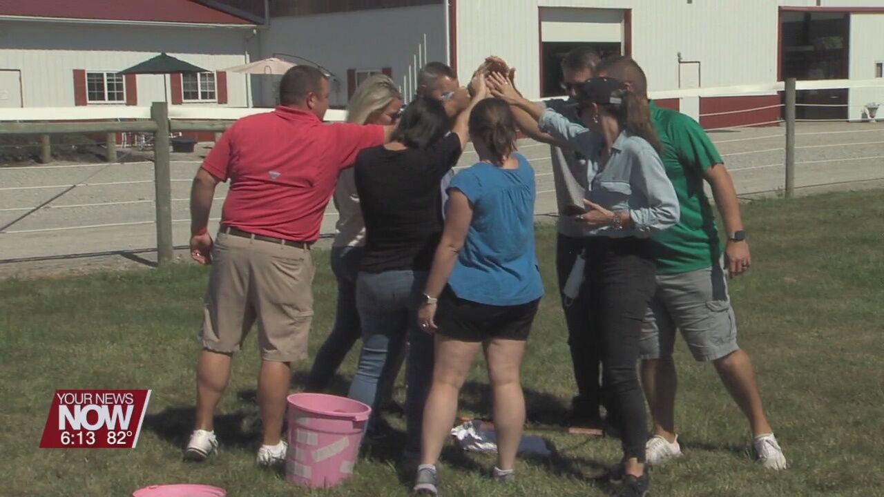 Allen Lima Leadership work on team-building at Fassett Farm